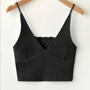 Black dropped Cami